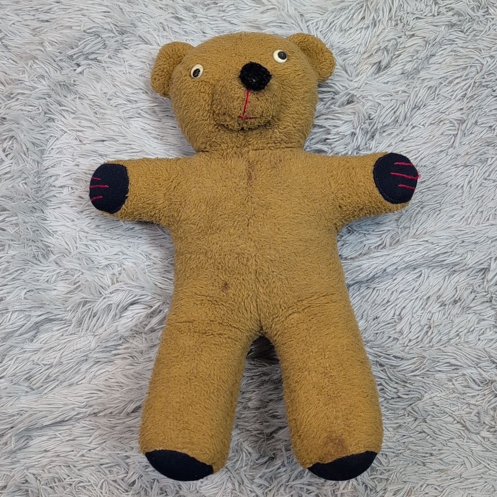 Vintage Bear Brown Plush Stuffed Teddy Bear Animal Toy‎
